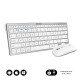 Teclado y Ratón Subblim SUBKBC-OCO010 Plateado