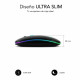 Ratón Ergonómico Óptico Subblim SUBMO-LDFLAT1 Negro 1600 dpi
