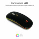 Ratón Ergonómico Óptico Subblim SUBMO-LDFLAT1 Negro 1600 dpi