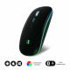 Ratón Ergonómico Óptico Subblim SUBMO-LDFLAT1 Negro 1600 dpi