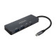 Hub USB Aisens A109-0744 Gris Multicolor (1 unidad)