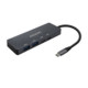 Hub USB Aisens A109-0744 Gris Multicolor (1 unidad)