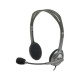 Auriculares con Micrófono Logitech H111 Negro Gris