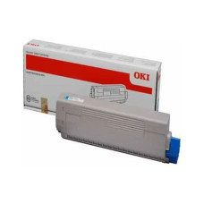 Tóner Original OKI 44844615 Negro Cian