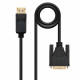 Conversor DisplayPort a DVI NANOCABLE 10.15.4502 Negro 2 m
