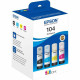 Tinta para Recargar Cartuchos Epson C13T00P640 Negro Multicolor