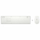 Teclado y Ratón Inalámbrico HP 4R016AA Blanco Qwerty Español