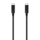 USB-C Cable Aisens A107-0707 Black 5 m (1 Unit)