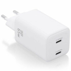 Wall Charger Aisens ASCH-65W2P039-W White Multicolour 65 W (1 Unit)