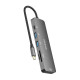 Hub USB Aisens ASUC-6P016-GR Gris Multicolor (1 unidad)