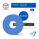 FTP Category 7 Rigid Network Cable Aisens AWG23 Blue 100 m