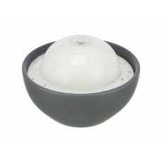 Pet Water Fountain Trixie FuenteVital Dome White Grey Ceramic