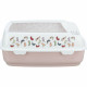 Cat Litter Box Trixie Delio White Lilac Plastic 38 × 20 × 50 cm