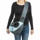 Bolso Bandolera para Mascotas Trixie Sling Azul claro Gris claro Poliéster 5 × 25 × 18 cm