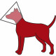 Elizabethan Dog Collar Trixie (50-58 cm)