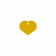 Placa identificativa Imarc Heart Amarillo Dorado