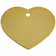 Identification plate Imarc Heart Yellow Golden
