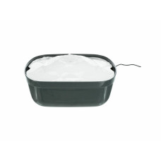 Pet Water Fountain Trixie Polygon White Grey Silicone Melamin 2,5 L 28 x 11 x 22 cm