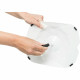 Pet Water Fountain Trixie Polygon White Grey Silicone Melamin 2,5 L 28 x 11 x 22 cm