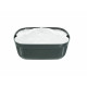 Pet Water Fountain Trixie Polygon White Grey Silicone Melamin 2,5 L 28 x 11 x 22 cm