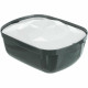 Pet Water Fountain Trixie Polygon White Grey Silicone Melamin 2,5 L 28 x 11 x 22 cm