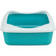 Arenero para Gatos Trixie Classic Azul Blanco Plástico 37 × 15 × 47 cm