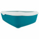 Arenero para Gatos Trixie Classic Azul Blanco Plástico 37 × 15 × 47 cm