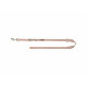 Adjustable dog leash Trixie Premium Blush XS/S