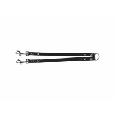 Acople Correa 2 Perros Trixie Negro 35 cm M/L