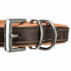 Dog collar Trixie Brown Light brown
