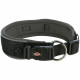 Dog collar Trixie Black Graphite L/XL 53-62 cm