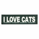 Etiquetas para arnés Trixie I LOVE CATS L