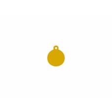 Identification plate Imarc Circle Yellow Golden