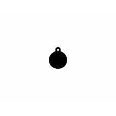 Placa identificativa Imarc Circle Negro
