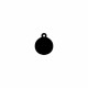 Placa identificativa Imarc Circle Negro