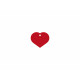 Placa identificativa Imarc Heart Rojo