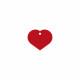 Placa identificativa Imarc Heart Rojo