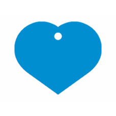 Placa identificativa Imarc Heart Azul