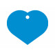 Placa identificativa Imarc Heart Azul