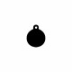Placa identificativa Imarc Circle Negro