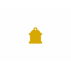 Placa identificativa Imarc Classic Amarillo Dorado