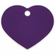 Placa identificativa Imarc Heart Lila