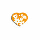 Placa identificativa Imarc Heart Amarillo Naranja