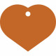 Placa identificativa Imarc Heart Naranja