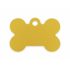 Placa identificativa Imarc Bone Amarillo Dorado