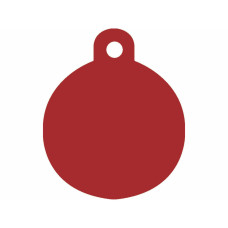 Identification plate Imarc Circle Red