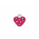 Identification plate Imarc PetScribe Passion Pink Silver