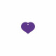 Identification plate Imarc Heart Lilac