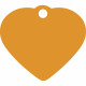 Placa identificativa Imarc Heart Naranja