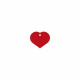 Identification plate Imarc Heart Red